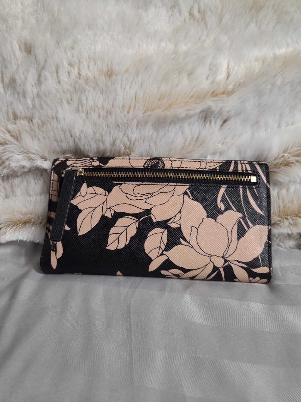 Kate Spade Mya Gardenia Reversible Tote With Matching Pouch & Long Wallet - Picture 9 of 13